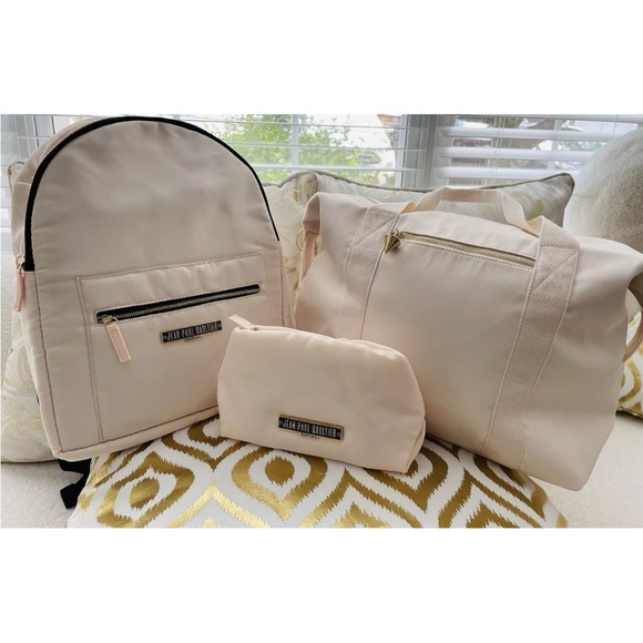 3 Jean Paul Bags ( BackPack Bag + Parfums Pouch + Travel Bag ) - Picture 4 of 16